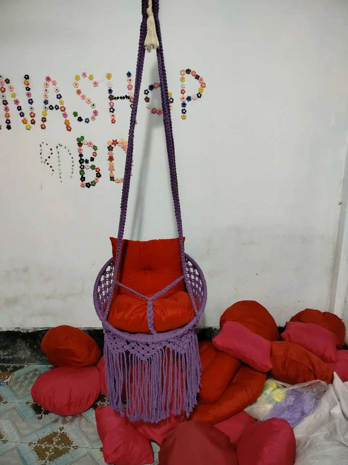 বেগুনি কালার ১৯ ইঞ্চি দোলনা